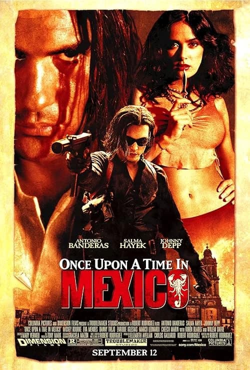 Once Upon a Time in Mexico film posteri