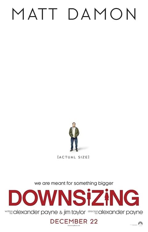 Downsizing film posteri